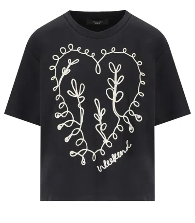 Weekend Max Mara Lecco Black T-shirt