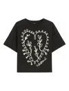 Weekend Max Mara Lecco T-shirt In Black Cotton In 黑色