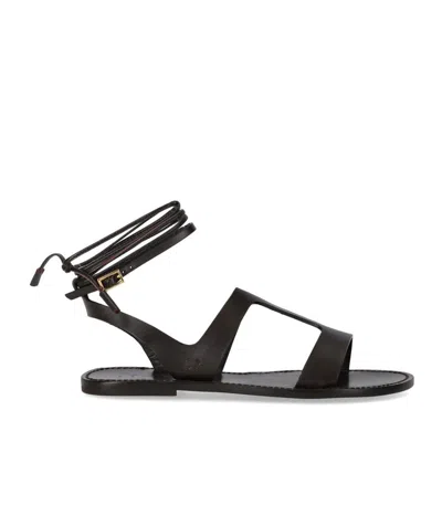 Weekend Max Mara Lemma Brown Flat Sandal