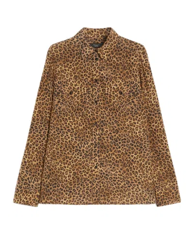 Weekend Max Mara Leopard Printed Shirt In Animal Print