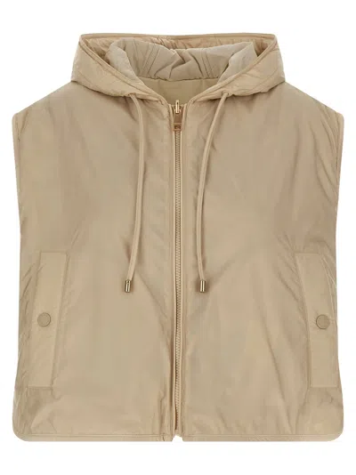 Weekend Max Mara Levante Reversible Vest In Brown
