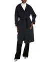 Weekend Max Mara Levante Wool Coat In Blue