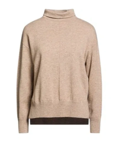 Weekend Max Mara Light And Thin Knitted Sweater In Brown