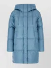 Weekend Max Mara Light Blue Nylon Down Jacket In Blue