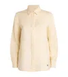 Weekend Max Mara Linen Shirt In Beige