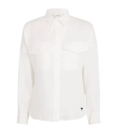 Weekend Max Mara Linen Shirt In White