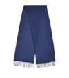 Weekend Max Mara Linen Stole Scarf In Blue