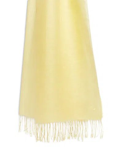 Weekend Max Mara Linen Stole In Yellow
