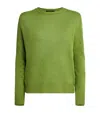 Weekend Max Mara Linen Sweater In Green