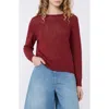 Weekend Max Mara Linen Sweater In Red