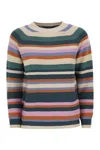 Weekend Max Mara Linz Striped Raglan-sleeve Sweater In Multicolor