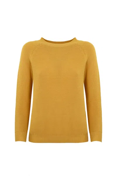 Weekend Max Mara Linz Cotton Sweater In Ginestra