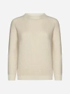 Weekend Max Mara Linz Cotton Sweater In Ivory