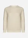 Weekend Max Mara Linz Cotton Sweater In Ivory