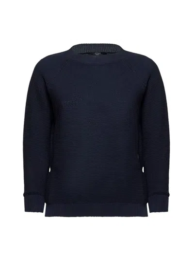 Weekend Max Mara Linz Crewneck Knit Jumper In Blue