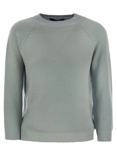 Weekend Max Mara Linz Crewneck Knit Jumper In Green