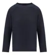 Weekend Max Mara Linz Navy Blue Crewneck Sweater In Blue