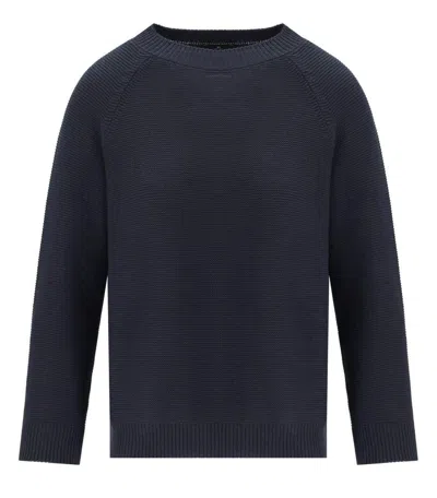 WEEKEND MAX MARA WEEKEND MAX MARA LINZ NAVY BLUE CREWNECK SWEATER