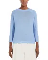 Weekend Max Mara Long-sleeved Sweater In Sky Blue