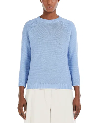 Weekend Max Mara Linz Sweater In Sky Blue