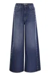 Weekend Max Mara Vega Logo-patch Jeans In Navy