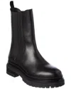 Weekend Max Mara Livrea Leather Boot In Black