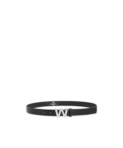 Weekend Max Mara Logo Belt In Black