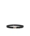 Weekend Max Mara Logo Belt In Black