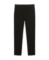 Weekend Max Mara Logo Casual Pants In Black