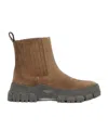 Weekend Max Mara Genepi Ankle Boots In Turtledove In Brown
