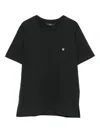 Weekend Max Mara Logo Cotton T-shirt In Black