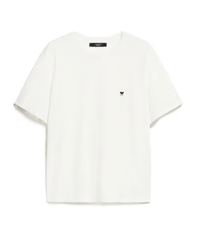 Weekend Max Mara Logo Cotton T-shirt In White
