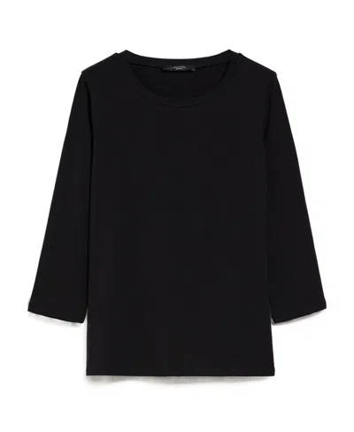 Weekend Max Mara Logo Details T-shirt In Blue