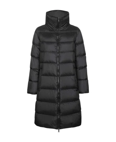 Weekend Max Mara Logo Down Jacket In Black