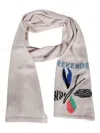 Weekend Max Mara Logo-embellishment Scarf In Neutral