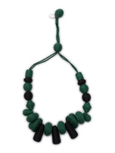 Weekend Max Mara Logo Engraved Necklace In Multi