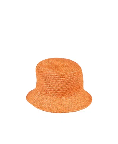 Weekend Max Mara Logo Hat In Orange