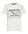 Weekend Max Mara Omens Ivory Guglia Brand-print Cotton-jersey T-shirt In White