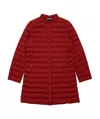 Weekend Max Mara Logo Quilted Down Jacket In Red