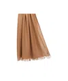 Weekend Max Mara Logo Scarf In Brown