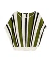 Weekend Max Mara Logo Sleeveless Sweater In White