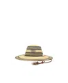 Weekend Max Mara Logo Straw Hat In Nude