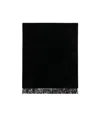 Weekend Max Mara Logo Tassel Scarf In Black