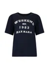 Weekend Max Mara Logo-print Cotton T-shirt In Multi