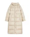 Weekend Max Mara Long Cotton Coat In White