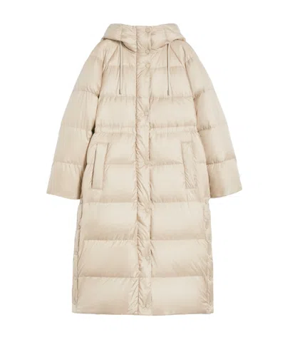 Weekend Max Mara Long Cotton Coat In White