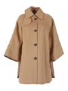 Weekend Max Mara Long Down Floor In Brown