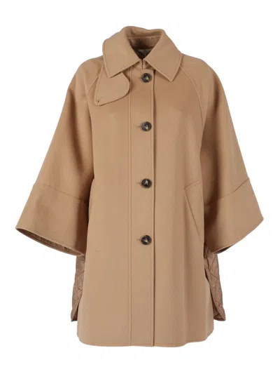 Weekend Max Mara Long Down Floor In Brown