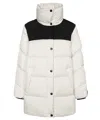 Weekend Max Mara Long Down Jacket In White