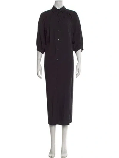 Pre-owned Weekend Max Mara Long Dress In Black